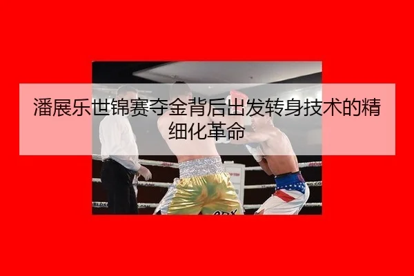 潘展乐世锦赛夺金背后出发转身技术的精细化革命